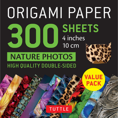 Origami Paper 300 sheets Stripes and Solids 4