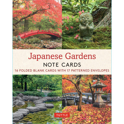 Japanese Gardens, 16 Note Cards (9780804856065)