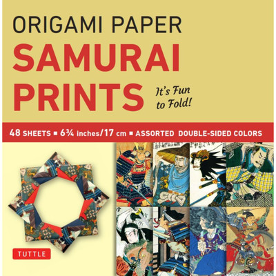 Origami Paper - Samurai Prints - Large 8 1/4