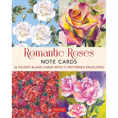 Romantic Roses, 16 Note Cards (9780804856829)