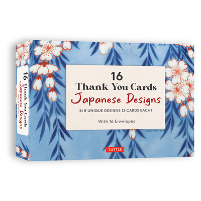 16 Thank You Cards Japanese Designs (9780804856836)