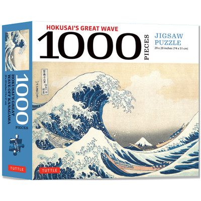 Hokusai's Great Wave - 1000 Piece Jigsaw Puzzle (9780804857369)