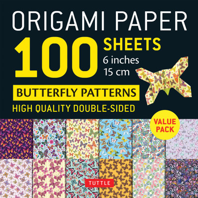 Origami Paper 100 Sheets Butterfly Patterns 6" (15 cm) (9780804857505)