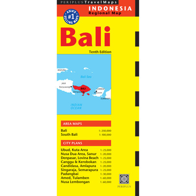 Bali Travel Map Ninth Edition (9780794607395) - Tuttle Publishing