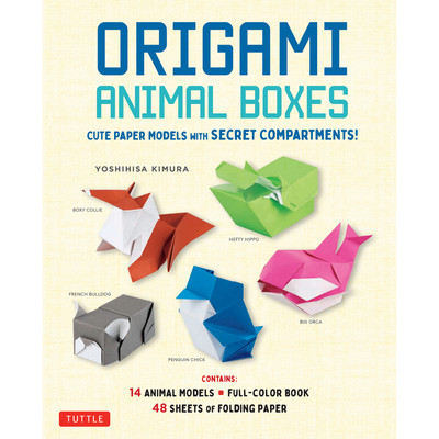 Origami Animal Boxes Kit (9780804859721)