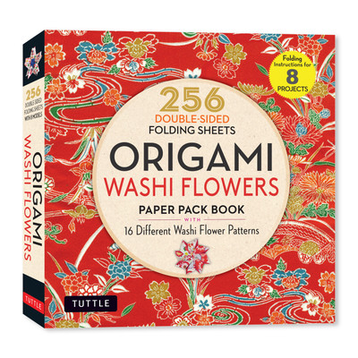 Origami Washi Flowers Paper Pack Book (9780804858403)