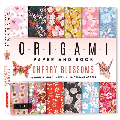 Cherry Blossoms Origami Paper and Book (9780804859516)