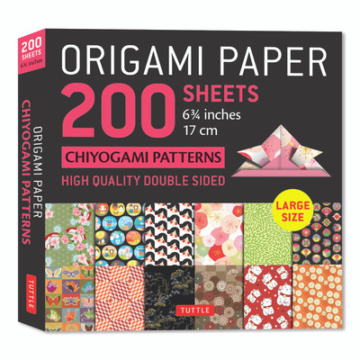 Origami Paper 200 sheets Chiyogami Patterns 6 3/4" (17cm) (9780804860031)