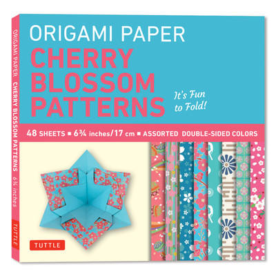 Origami Paper- Cherry Blossom Prints- Small 6 3/4" 48 sheets (9780804859998)