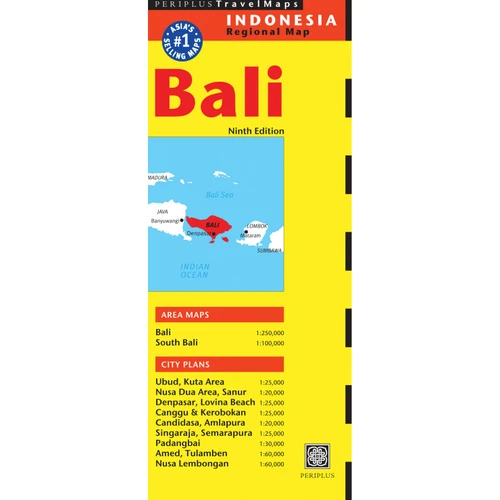 Bali Travel Map Ninth Edition (9780794607395)