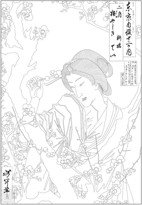 In a Japanese Garden Coloring Book (9784805314036)