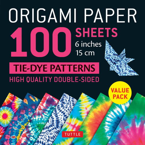Origami Paper 100 sheets Tie-Dye Patterns 6" (15 cm) (9780804851114)