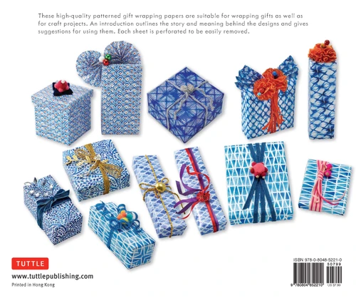 Cool Blue Gift Wrapping Papers - 6 sheets (9780804852210)