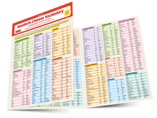 Chinese Vocabulary Language Study Card (9780804853248)