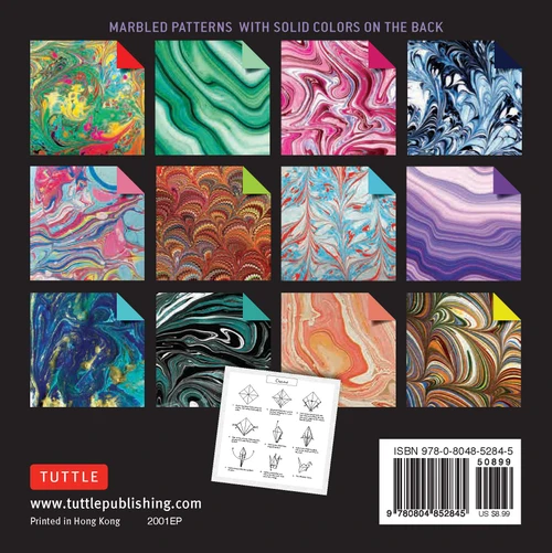 Origami Paper 200 sheets Marbled Patterns 6" (15 cm) (9780804852845)