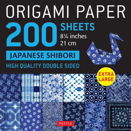 Origami Paper 200 sheets Japanese Shibori 8 1/4" (21 cm) (9780804853156)