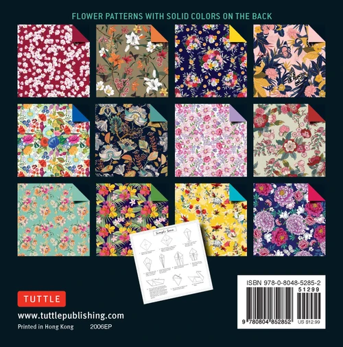 Origami Paper 500 sheets Flower Patterns 6" (15 cm) (9780804852852)