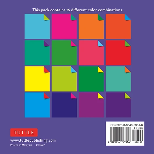 Origami Rainbow Paper Pack Book (9780804853316)