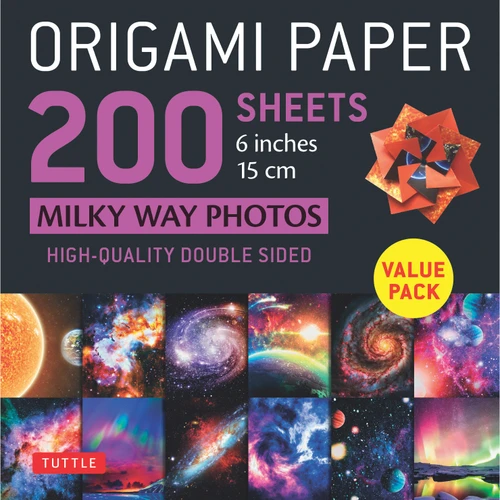 Origami Paper 200 sheets Milky Way Photos 6" (15 cm) (9780804853651)