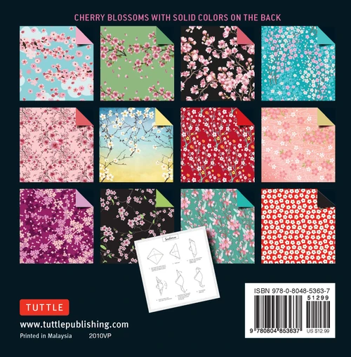 Origami Paper 500 sheets Cherry Blossoms 6" (15 cm) (9780804853637)