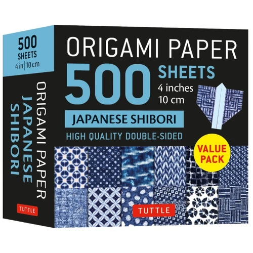 Origami Paper 500 sheets Japanese Shibori 4" (10 cm) (9780804854245)