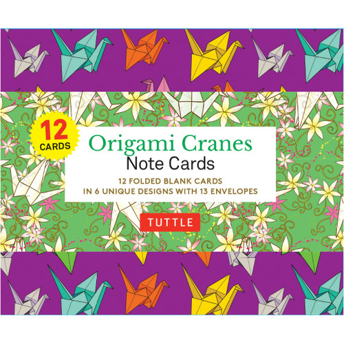 Origami Cranes Note Cards- 12 Cards (9780804854849)