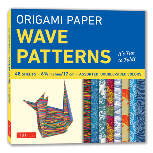 Origami Paper - Wave Patterns - 6 3/4 inch - 48 Sheets (9780804859738)