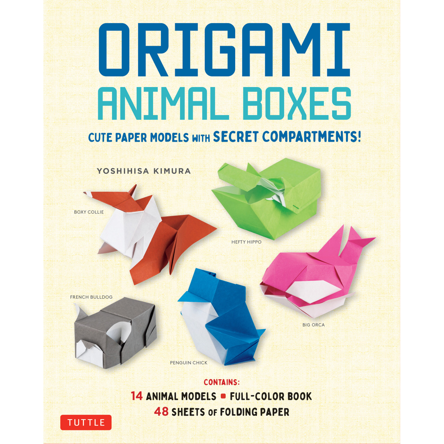 Easy Origami for Kids Animals: Paper Folding Book Kids From 8 Years Old |  DIY | Origami Book for Beginners with 40 Color Projects