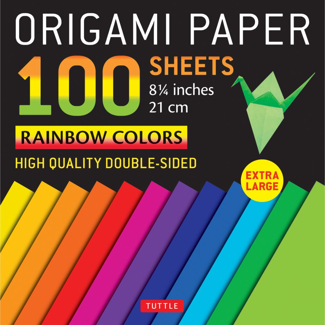 Origami Paper 500 sheets Rainbow Colors 4 (10 cm) (9780804852364) - Tuttle  Publishing
