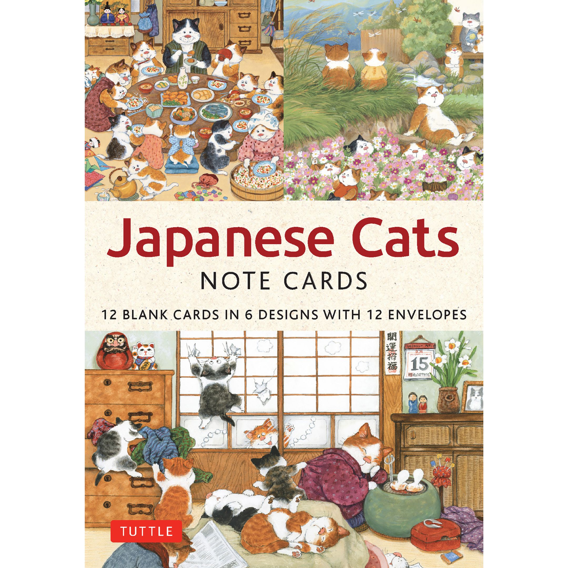 Japanese Cats Note Cards (9780804851879) - Tuttle Publishing