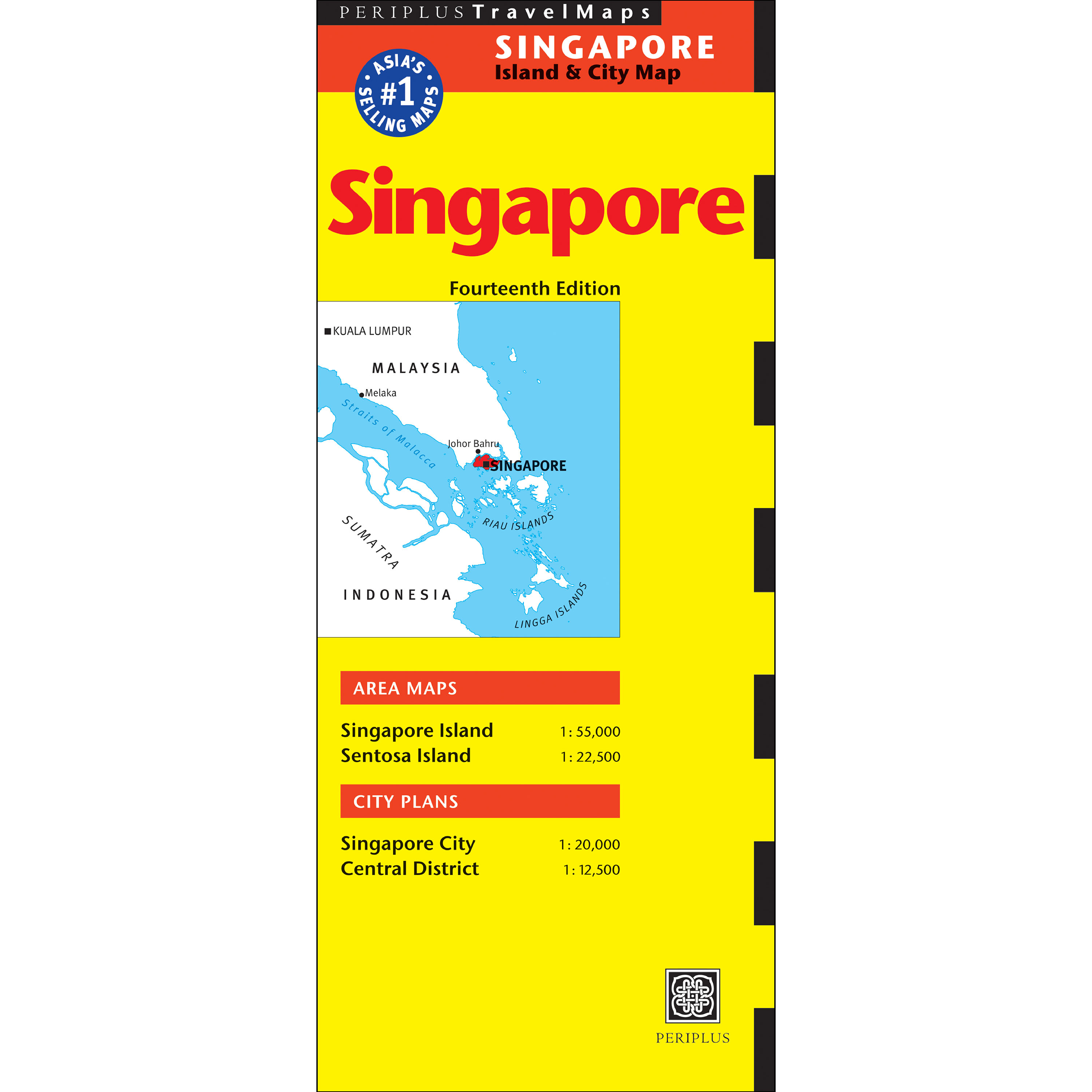 Singapore Travel Map Fourteenth Edition (9780794608316) - Tuttle