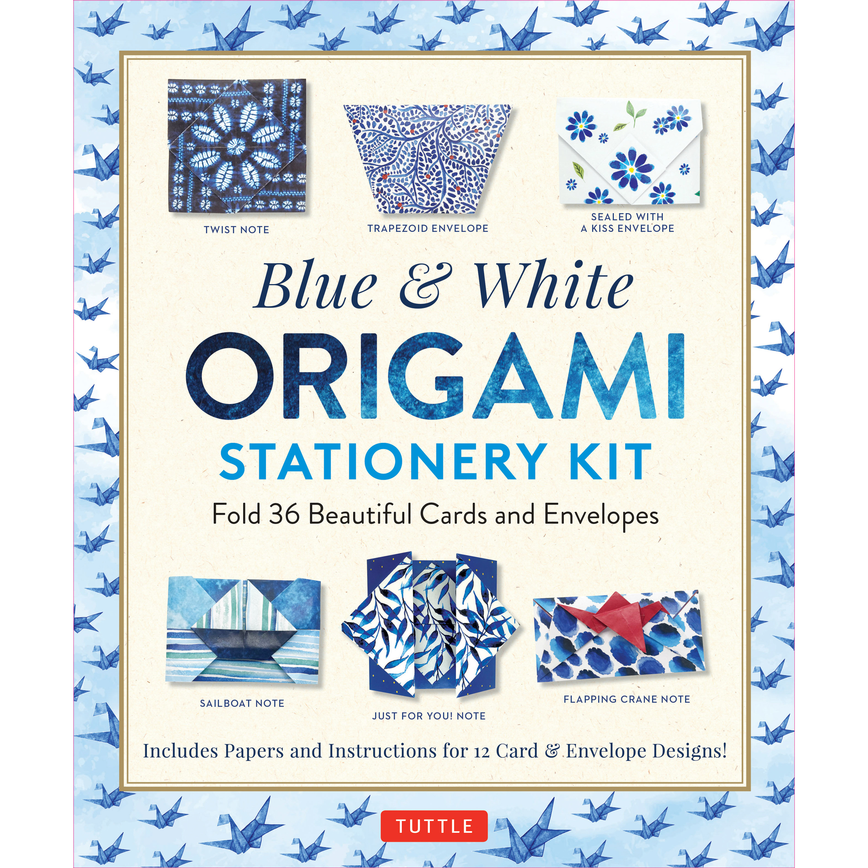 Blue & White Origami Stationery Kit (9780804859196) - Tuttle