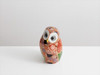 Kutani yaki porcelain Fukuro Japanese Owl doll 6.6inch Mori Art Japan