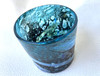 Japanese Ryukyu glass Beer rock tumbler Genkichi Genga Made in Okinawa