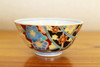 Gohan Chawan Kutani yaki Japanese Rice bowl Small size Hana Yuzen Flower Seiko