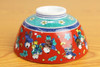 Gohan Chawan Kutani yaki Japanese Rice bowl Japan Iro-e Mokube Style Seiko