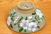 Pair Gohan Chawan Kutani yaki Japanese Rice bowl Handpaint Cherry blossom Japan