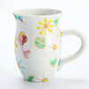 Kutani yaki porcelain Japanese Tea mug coffee cup Hidamari Sunshine Ginshu