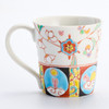 Kutani yaki porcelain Japanese Tea mug coffee cup Flower Moonnight Ginshu
