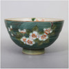 Gohan Chawan Kutani yaki Japanese Rice bowl Seiryo Spirea Kodemari Japan Blue
