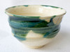 Kyo Kiyomizu yaki Japanese MYamaguchi kiln Oribe OverglazeOribe Overglaze Japan