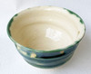 Kyo Kiyomizu yaki Japanese MYamaguchi kiln Oribe OverglazeOribe Overglaze Japan