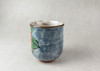 Yunomi Kyo Kiyomizu yaki ware Hana tsudoi Japanese Green tea cup Camellia Japan