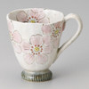 Mino ware Japanese pottery Mug Coffee Tea cupYiki Yume Hana Pink Japan
