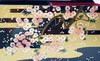 Yamanaka Urushi Lacquer Elegant Sakura cherry Remote control holder Kyoto Japan