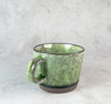 Mino ware Japanese pottery Mug Coffee Tea cup Green glaze Mini mug Japan