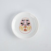 Mino ware Japanese Ceramic small plate Sushi sauceGood luck Daruma doll set of 5