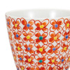 Kutani yaki ware Japanese Mug Coffee Tea Cup Aka-e Red flower Wato-bo Japan