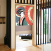 Noren Japanese Hanging Door curtain polyester 33x35' painting beautiful Janome