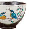 Kutani yaki ware Japanese Rice bowl Ochazuke ChawanKawasemi Kingfisher Japan